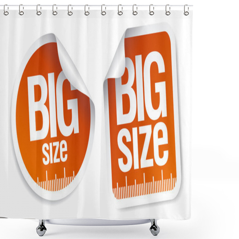 Personality  Big Size Stickers Shower Curtains