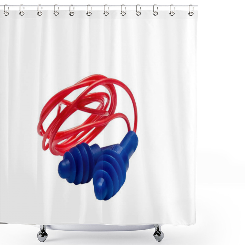 Personality  Ear Plugs Shower Curtains