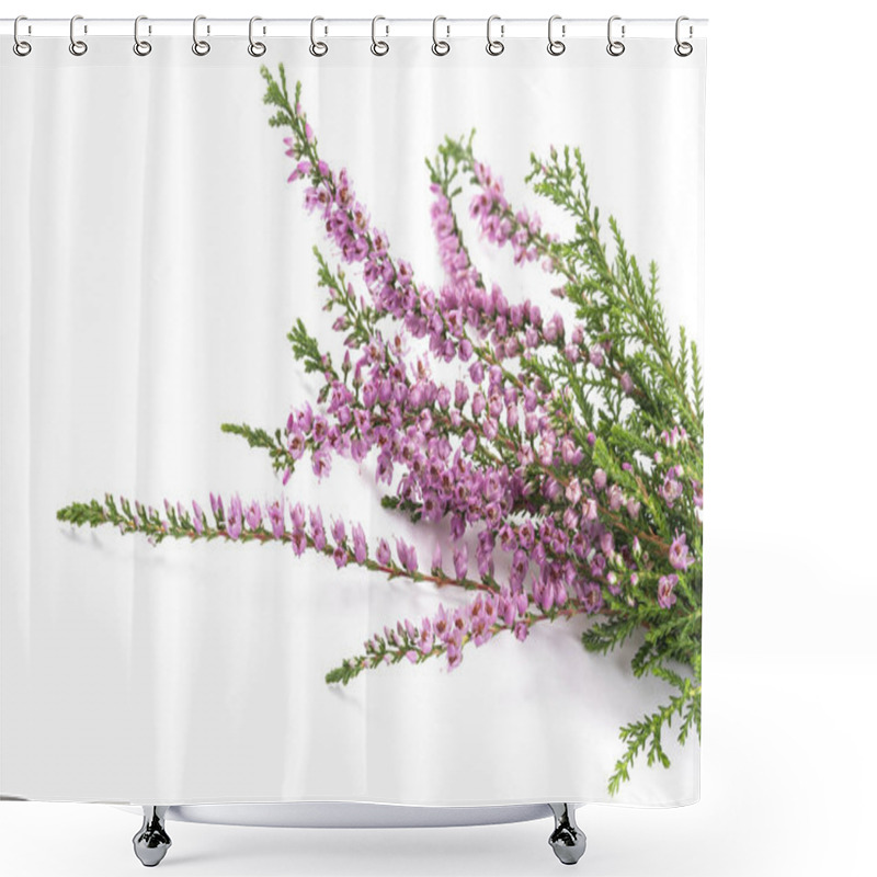 Personality  Purple Heather Flowers Shower Curtains