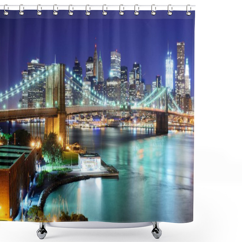 Personality  Manhattan Skyline Shower Curtains