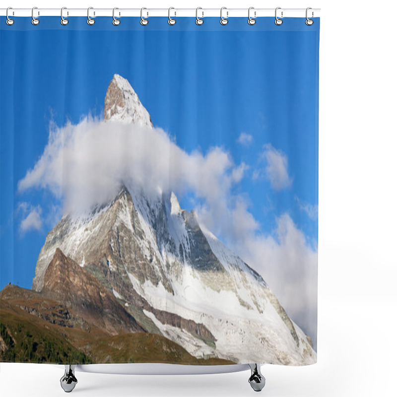 Personality  Famous Mountain Matterhorn (peak Cervino) Shower Curtains