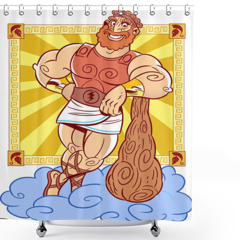 Personality  Hercules Shower Curtains