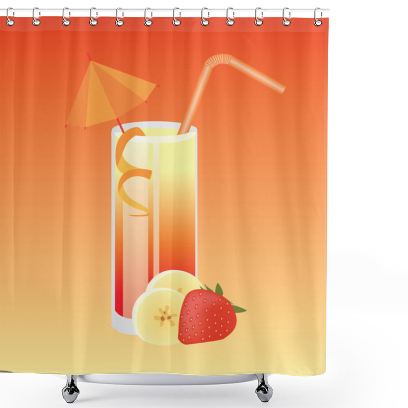 Personality  Coctail Shower Curtains