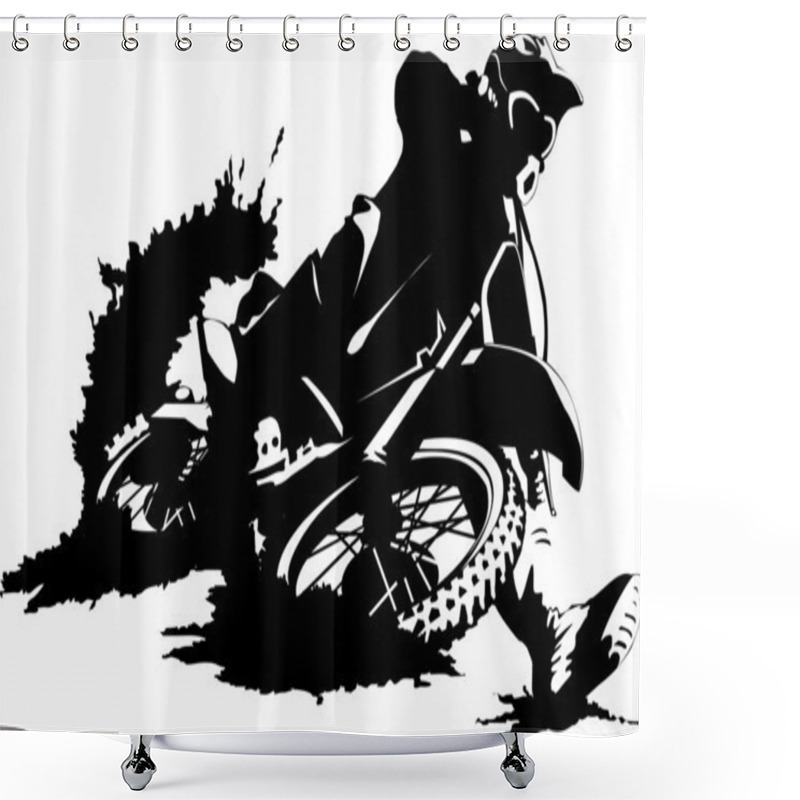 Personality  Hero Track Shower Curtains