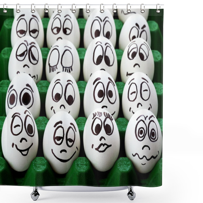 Personality  Easter Eggs Shower Curtains