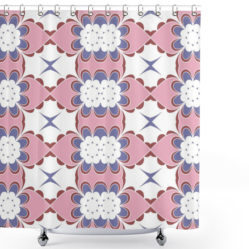 Personality  Geometric Seamless Pattern Shower Curtains