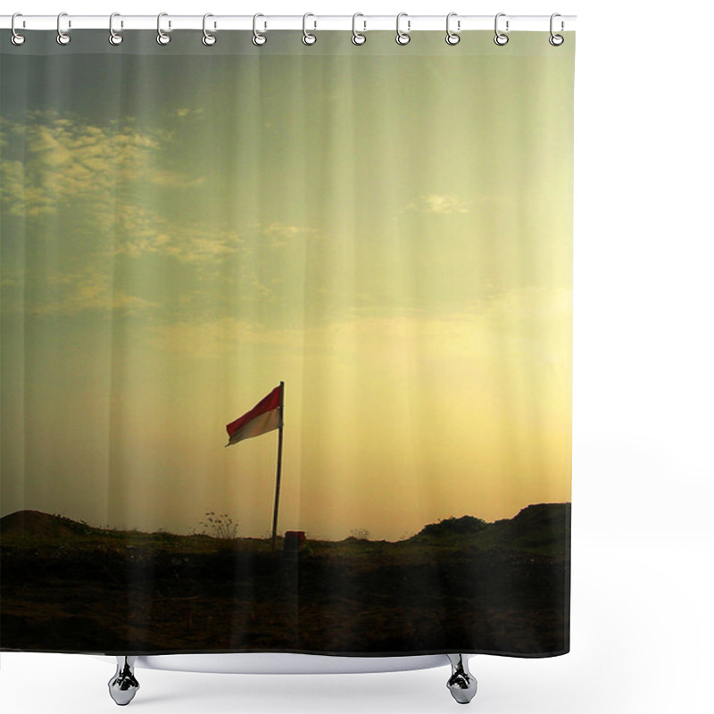 Personality   This Is My Land, Indonesia Shower Curtains