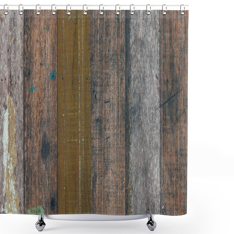 Personality  Wooden Shower Curtains