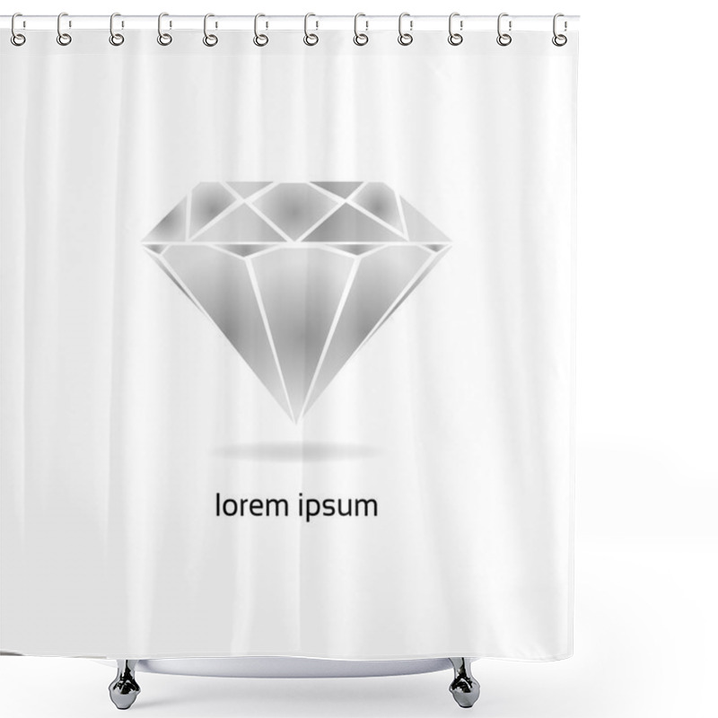 Personality  Diamond Shower Curtains