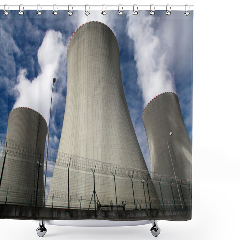 Personality  Nuclear Power Plant Temelin In Czech Republic Europe Shower Curtains