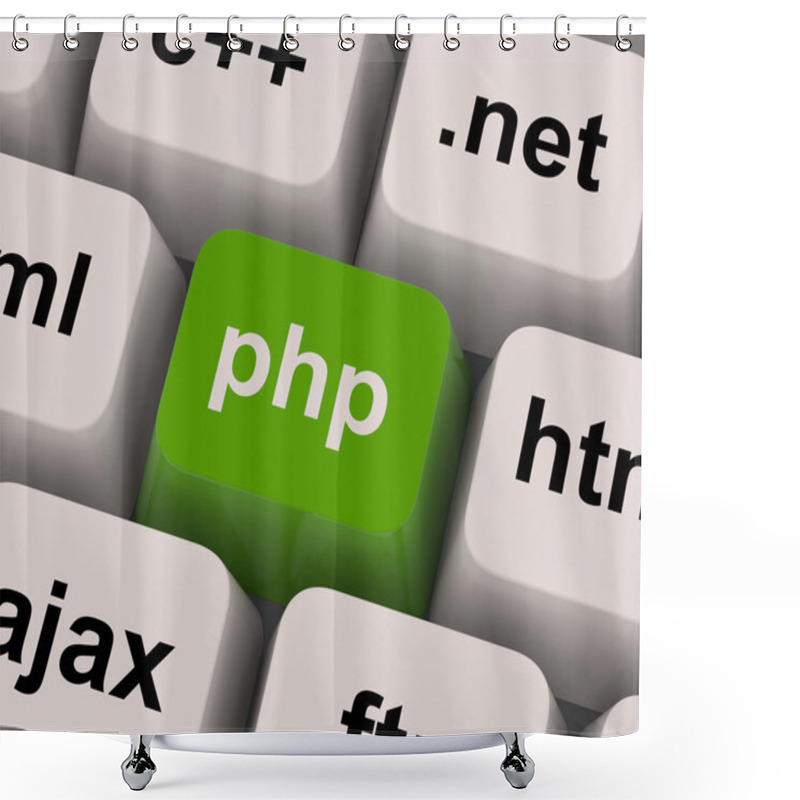 Personality  Php Programming Key Shows Internet Development Language Shower Curtains