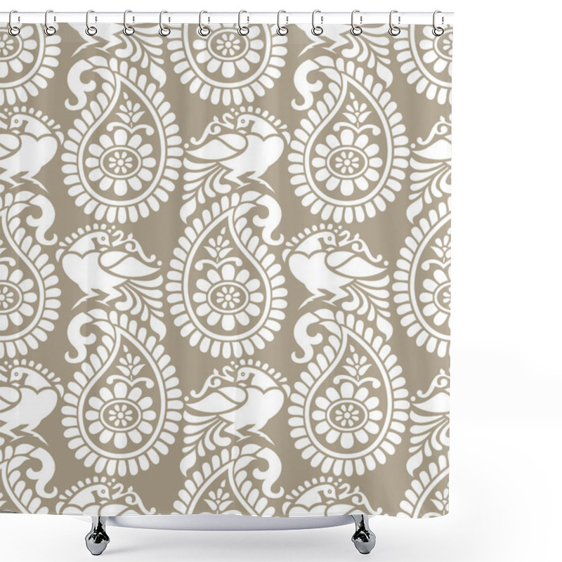 Personality  Traditional Paisley Seamless Pattern Shower Curtains