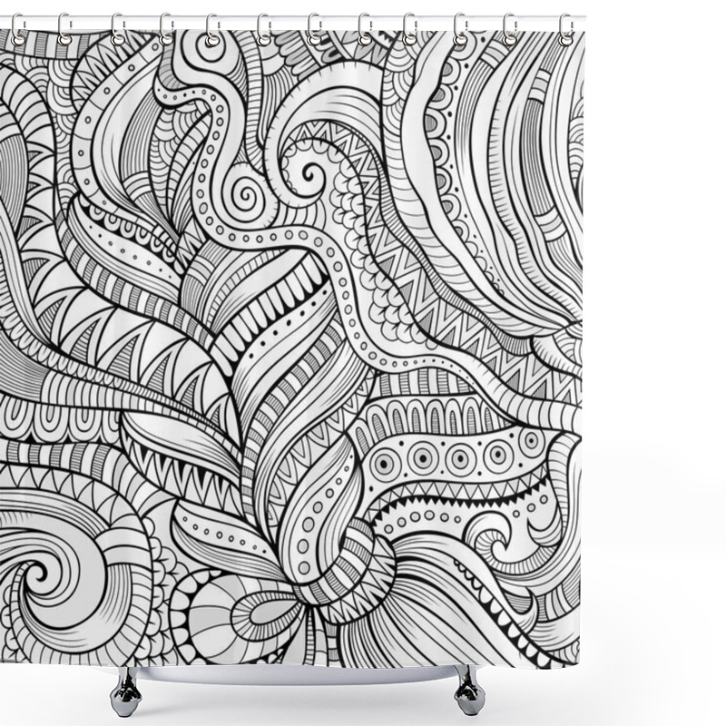 Personality  Decorative Ethnic Vector Background Shower Curtains