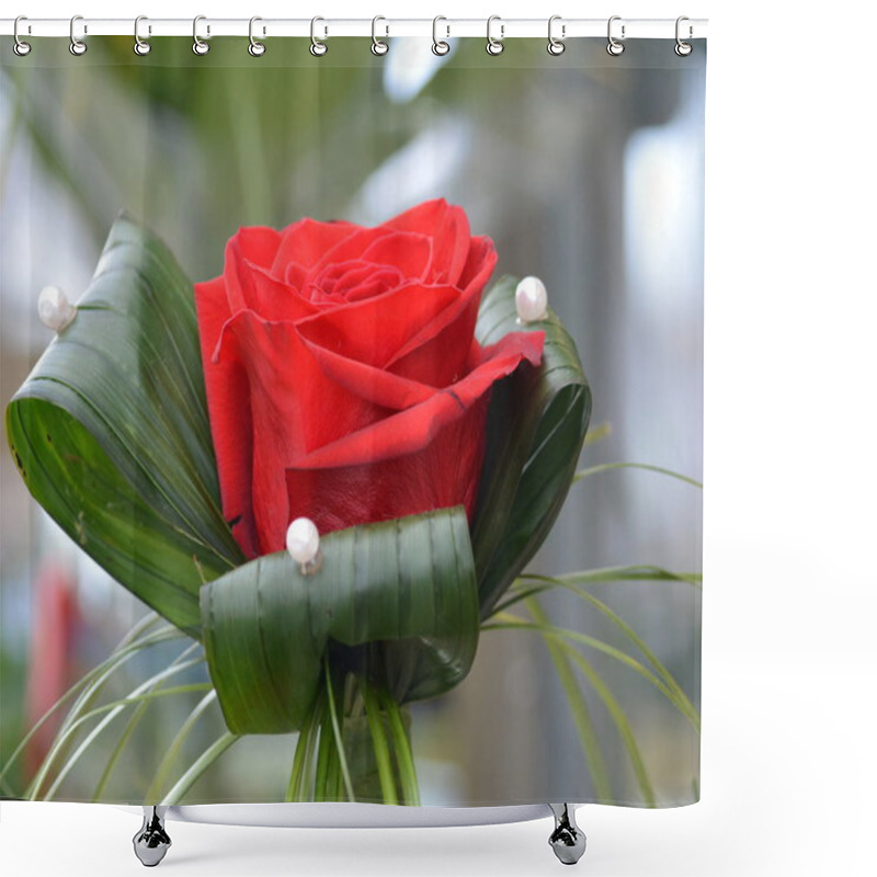 Personality  Flowers. Shower Curtains