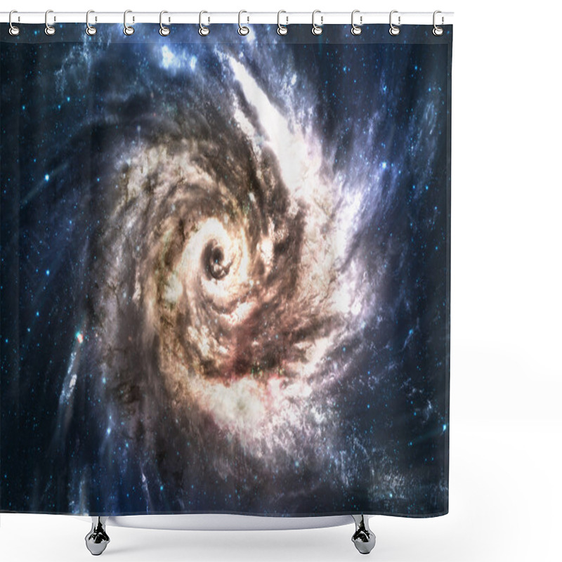 Personality  Incredibly Beautiful Spiral Galaxy Somewhere In Deep Space Shower Curtains