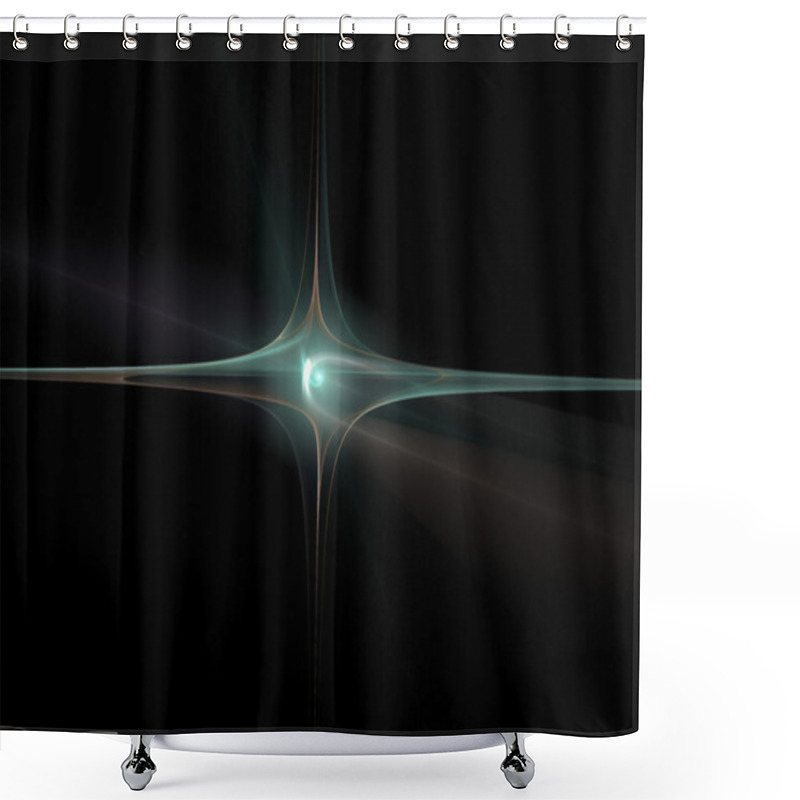 Personality  Funky Abstract Star Shower Curtains