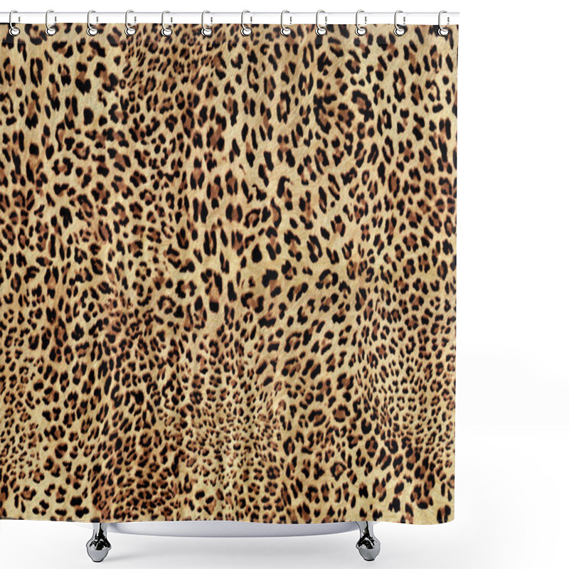 Personality  Abstract Leopard Fur Texture Design Shower Curtains