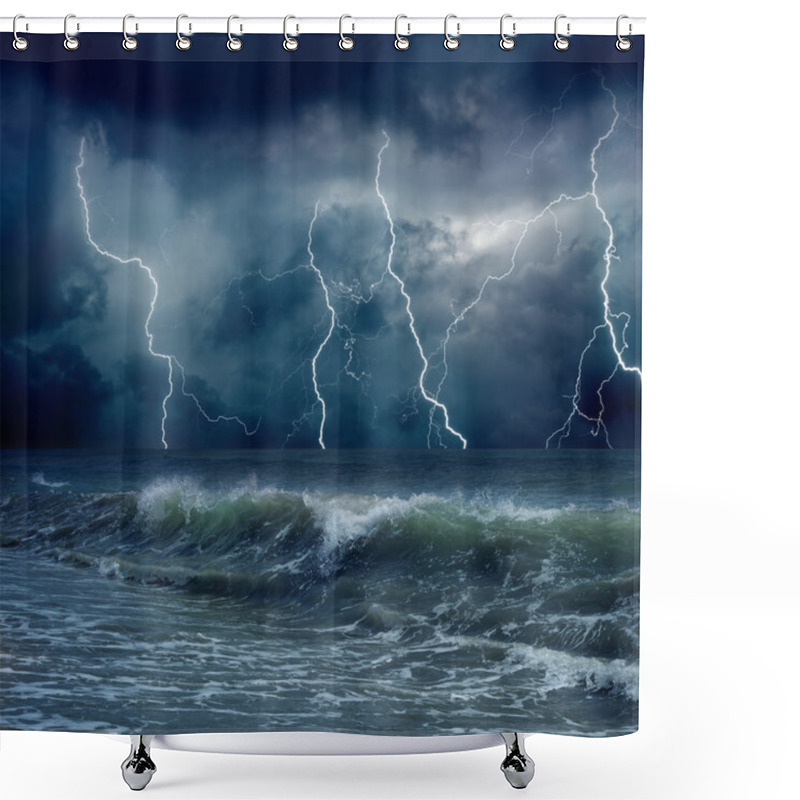 Personality  Stormy Weather Shower Curtains