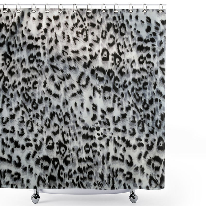 Personality  Leopard Skin Pattern Texture Shower Curtains