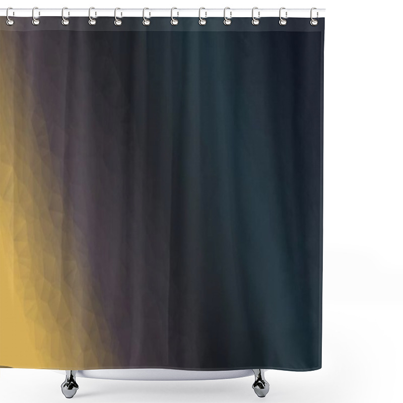 Personality  Creative Prismatic Background With Polygonal Pattern Shower Curtains