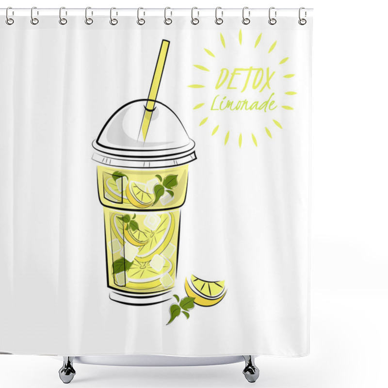 Personality  Lemonade Shower Curtains