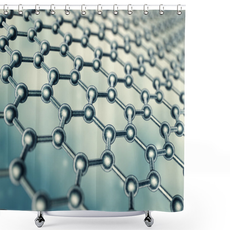 Personality  Graphene Molecular Structure  Shower Curtains