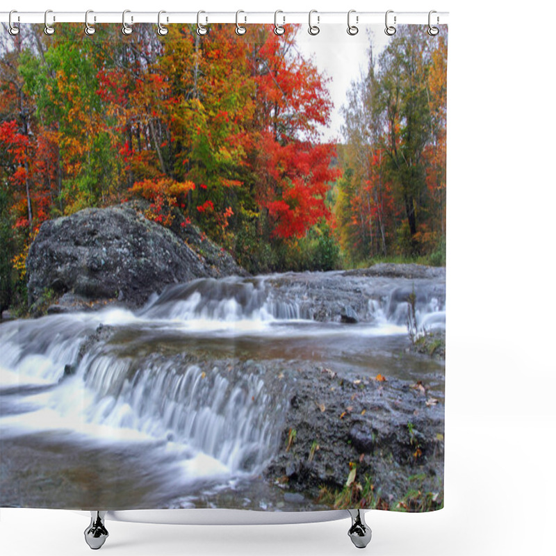 Personality  Autumn Waterfalls Shower Curtains