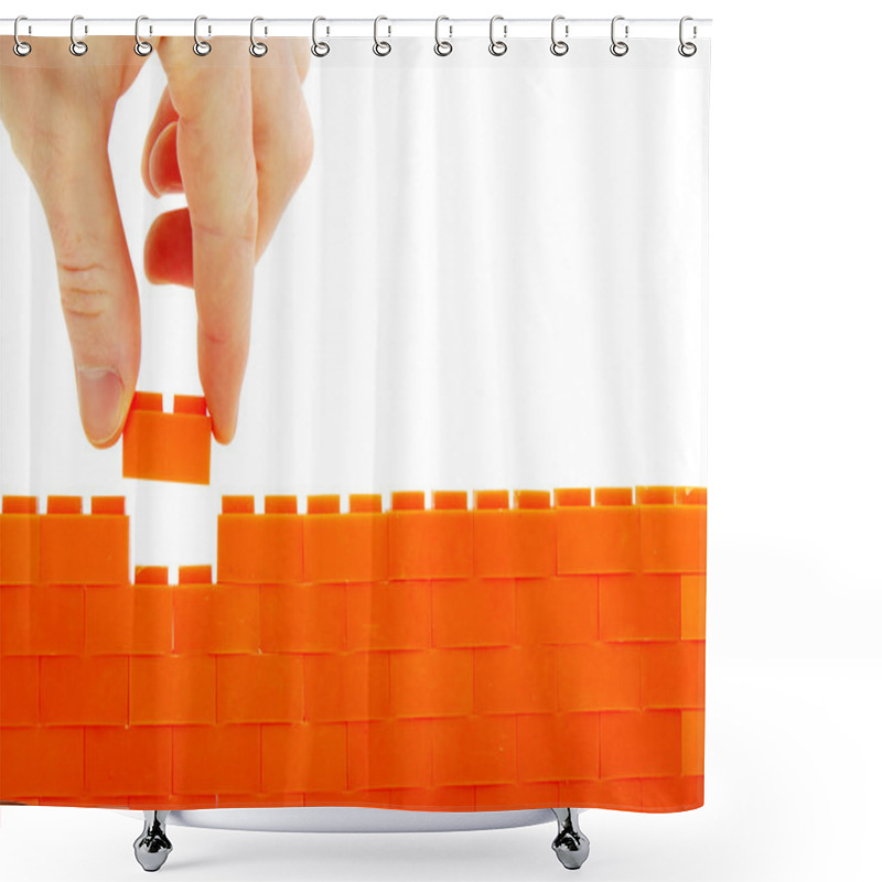 Personality  Completing The Wall Shower Curtains