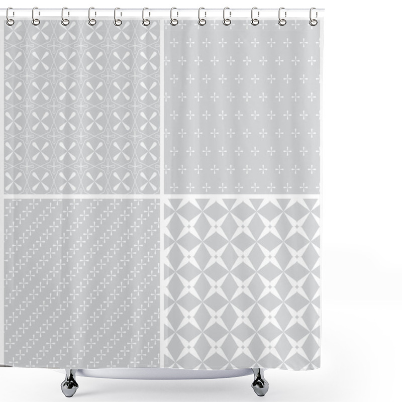 Personality  Seamless Pattern_set21 Shower Curtains