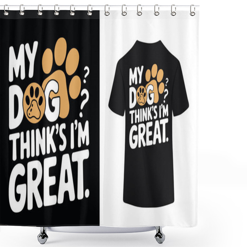 Personality  Paw Design For Dog Lovers Shower Curtains