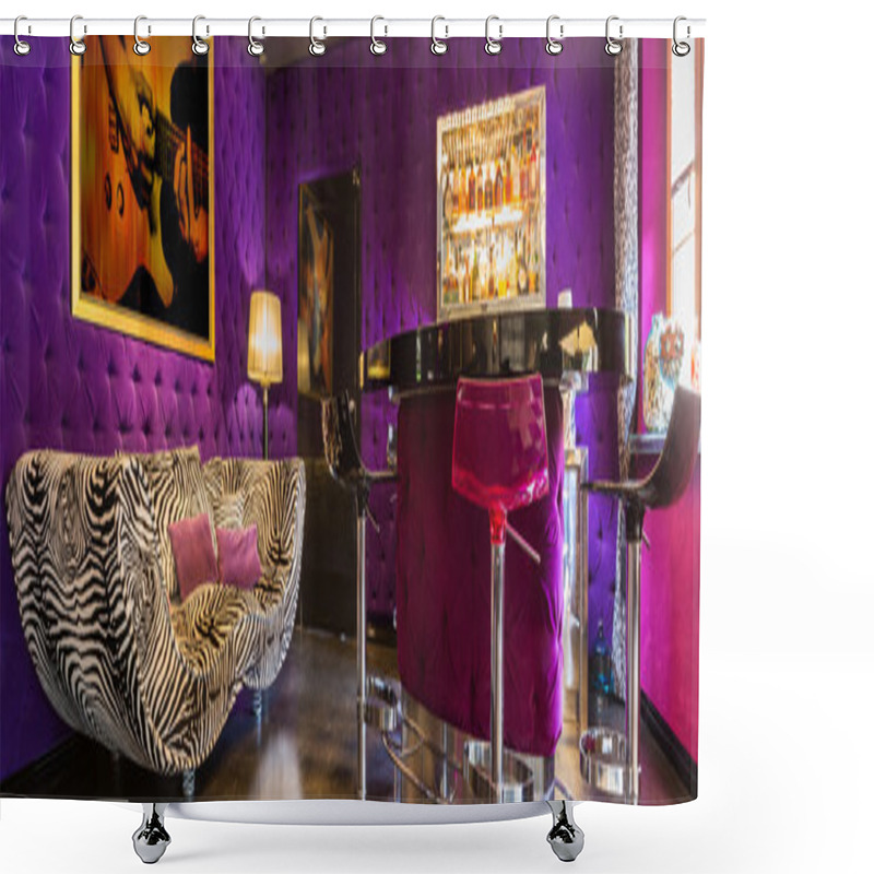 Personality  Mini Bar Room Shower Curtains