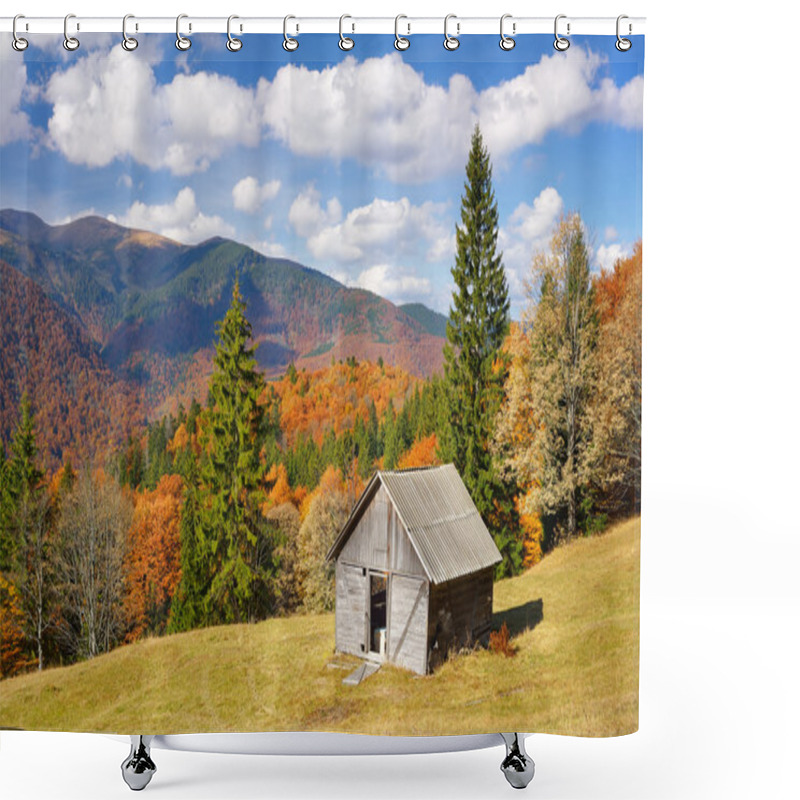 Personality  Sunny Autumn Day  Shower Curtains