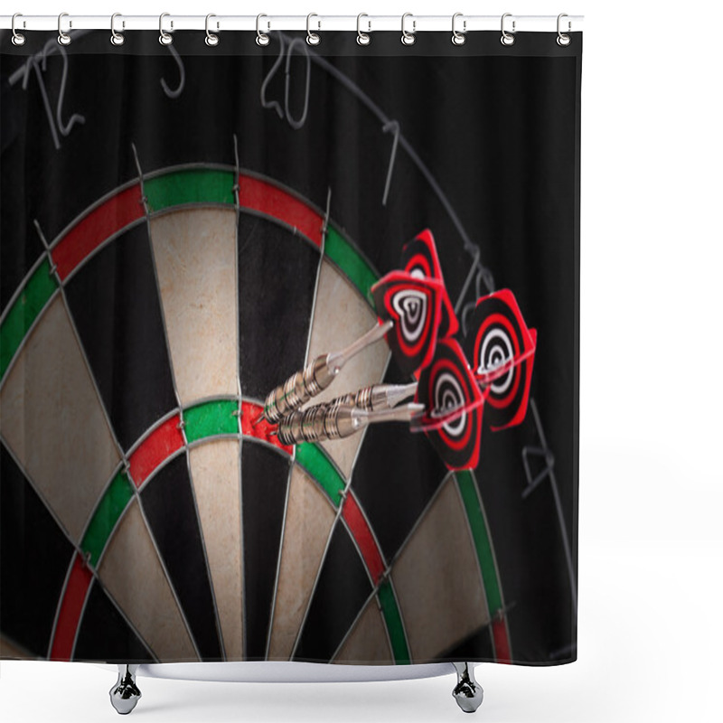 Personality  Darts Shower Curtains