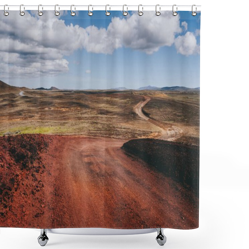 Personality  Road Shower Curtains