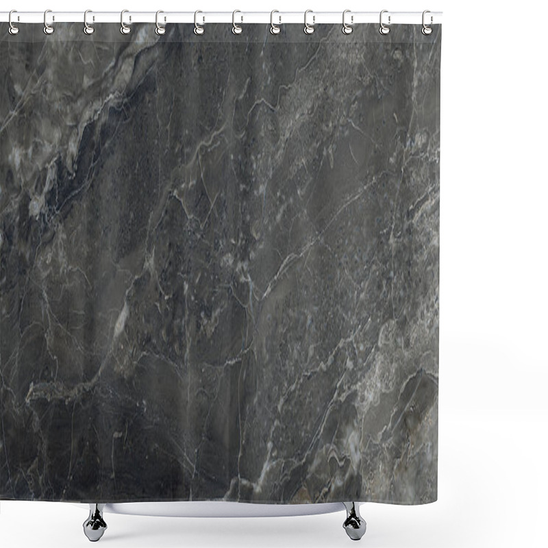 Personality  Black Marble, Black Marble Marble Texture Natural Stone Pattern Abstract (with High Resolution), Marble For Interior Exterior Decoration Design Business And Industrial Construction Concept Design. Shower Curtains