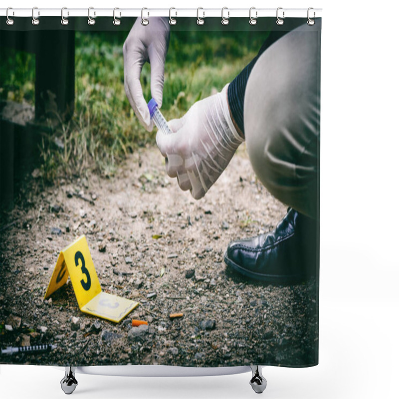 Personality  Crime Scene Investigation Shower Curtains