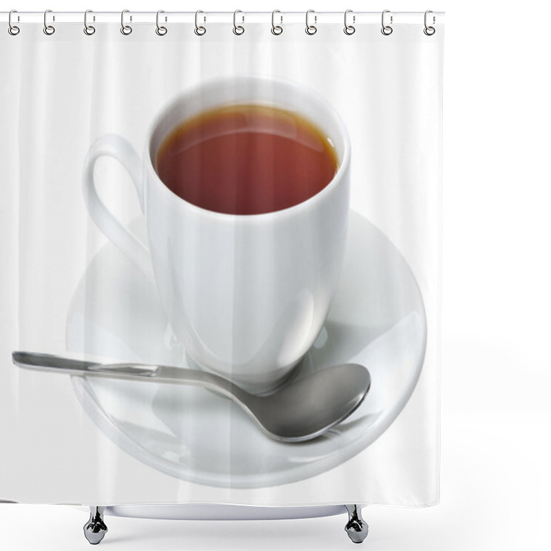 Personality  Cup Of Tea Isolated Shower Curtains