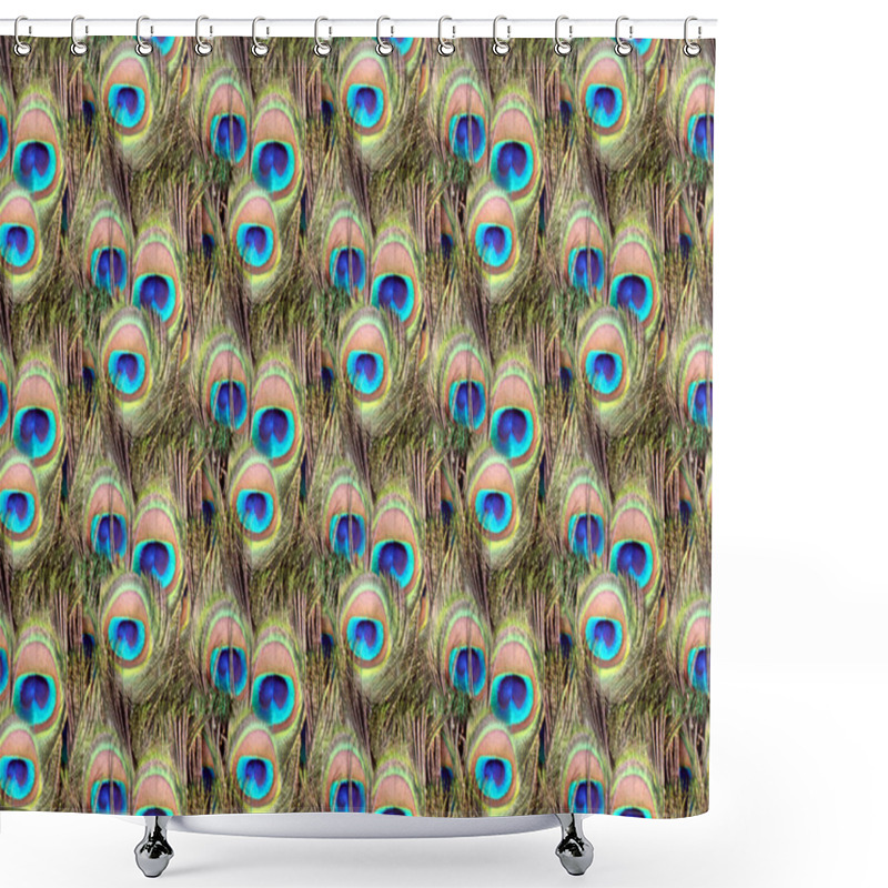 Personality  Peacock Pattern Shower Curtains