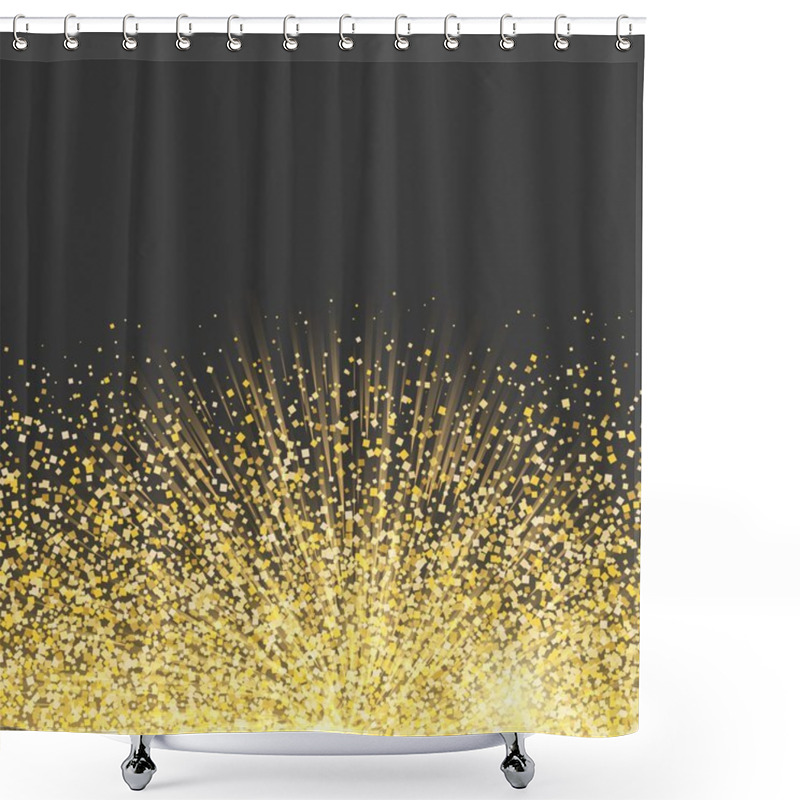 Personality  Vector Illustration Of Fireworks. Shower Curtains