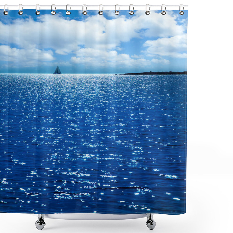 Personality  Formentera Sunset In Espalmador S Alga Beach Shower Curtains