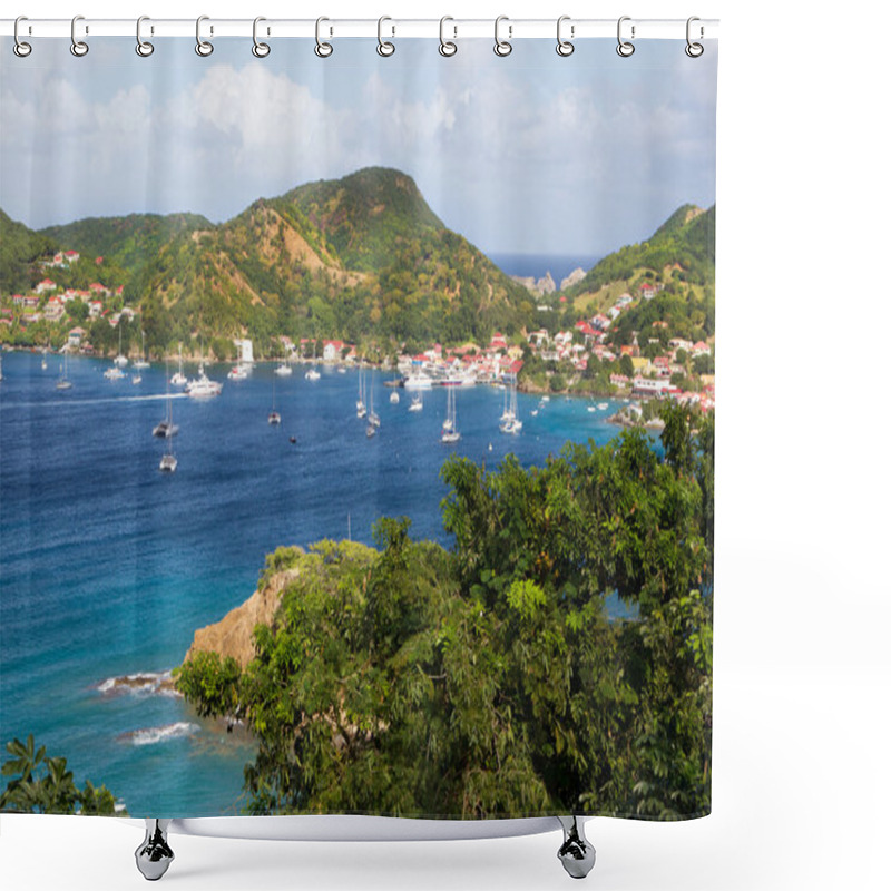 Personality  View At The Caribbean Island Martinique.  Shower Curtains