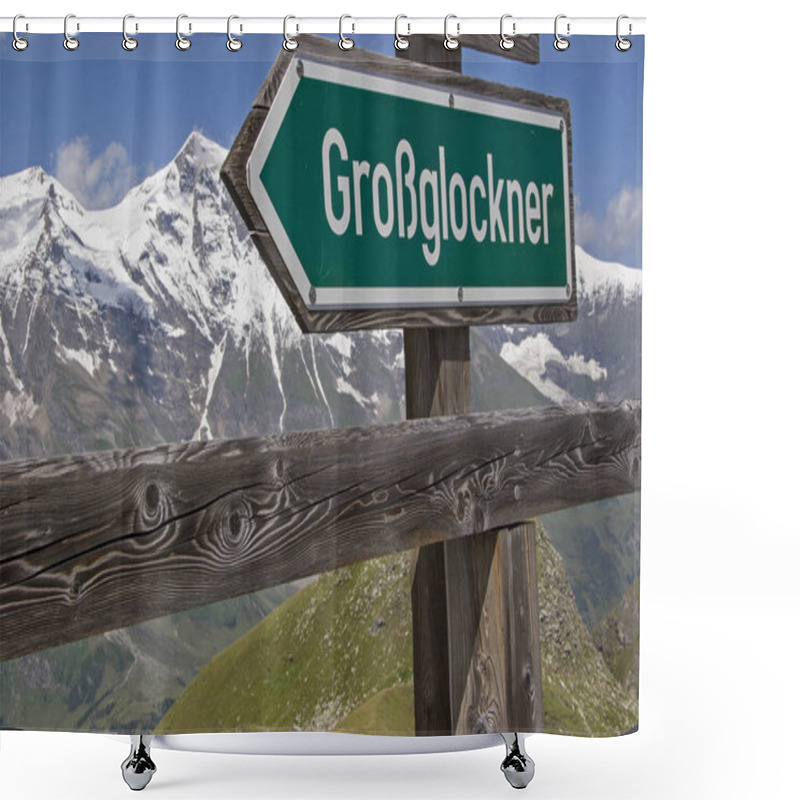 Personality  Drive On The Grossglockner High Alpine Road Shower Curtains