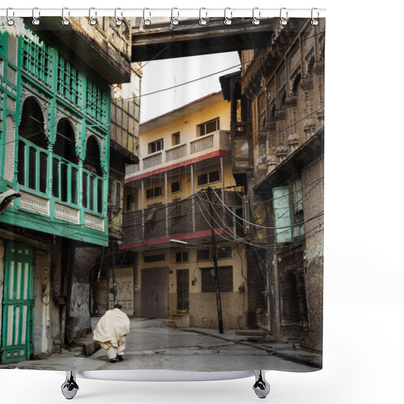 Personality  Narrow Street Of Qissa Khuwani Bazaar  Shower Curtains