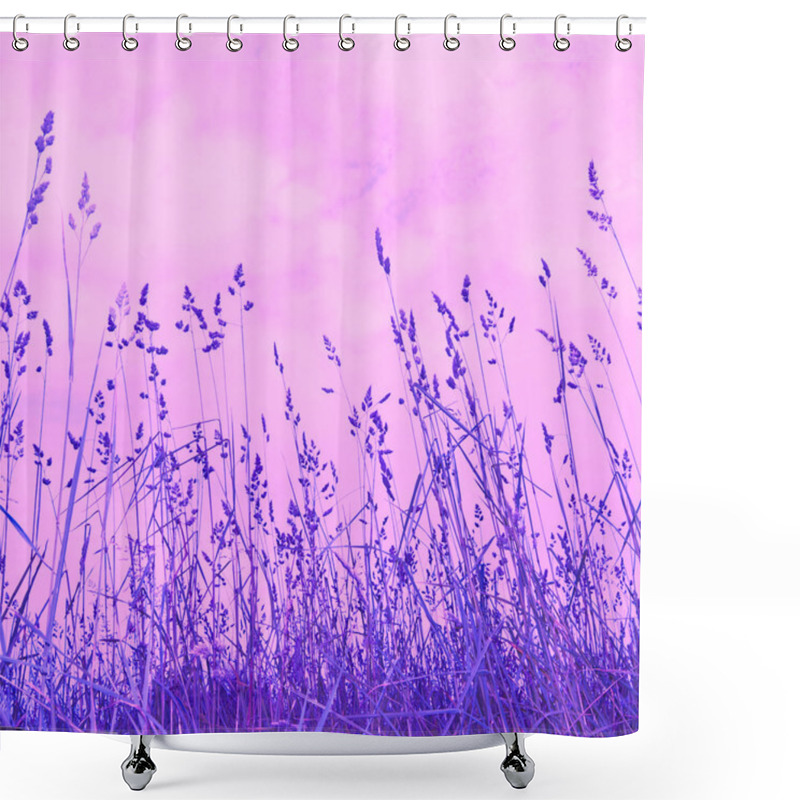 Personality  Meadow Grass Shower Curtains