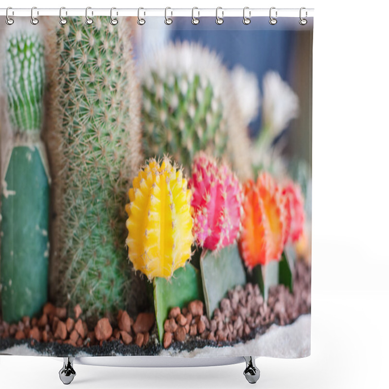 Personality  Cactus Shower Curtains