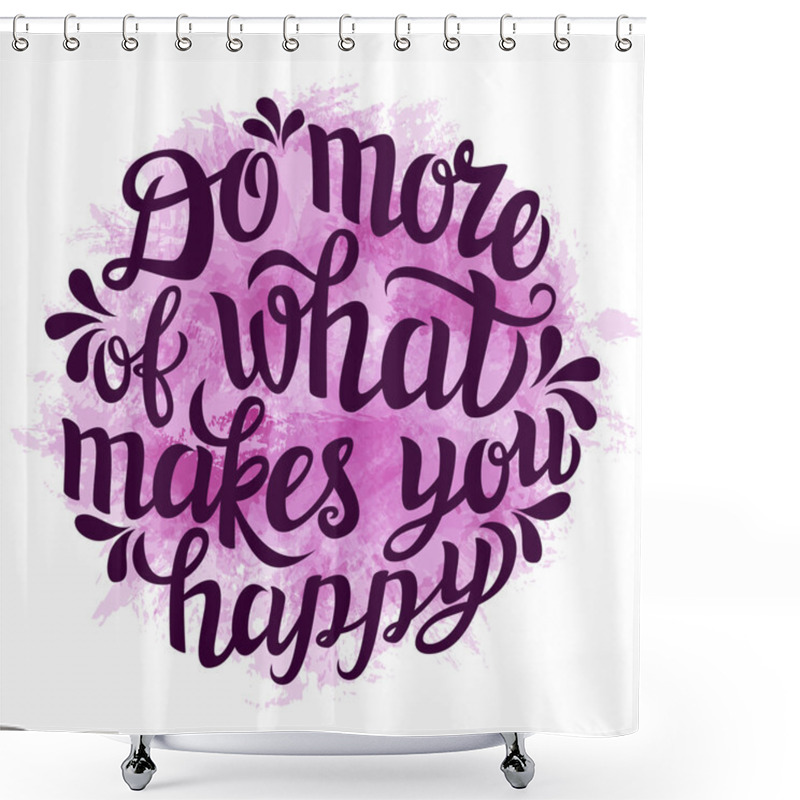 Personality  'Open Your Heart To New Adventures' Lettering Poster Shower Curtains