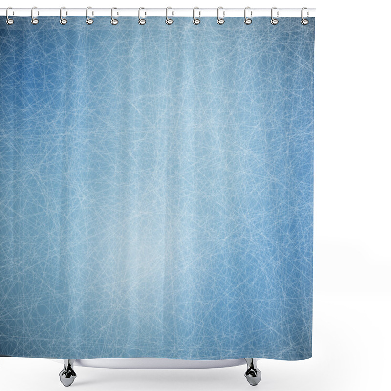 Personality  Ice Background Shower Curtains