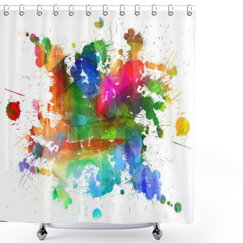 Personality  Abstract Oil Painting Shower Curtains