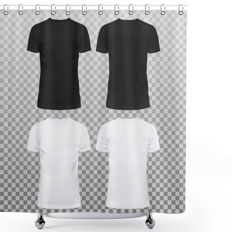 Personality  Blank Or Empty T-shirts For Men And Women Shower Curtains