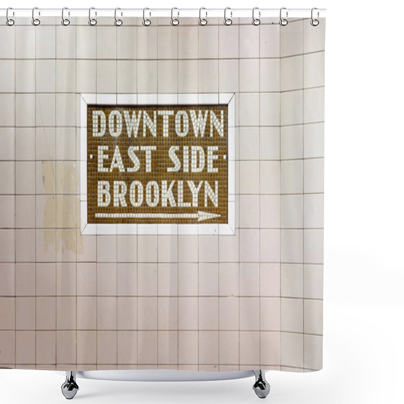 Personality  34th Street Subway Station - New York City Shower Curtains